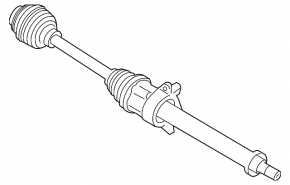Drive axle shaft front right Mini Cooper F56 3d 14-19 1.5t automatic transmission, without bracket