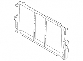 Volvo XC90 16-26 Plug-in Hybrid Radiator Frame