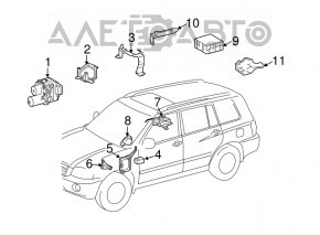 ABS Bracket Lexus RX400h 06-09 Upper