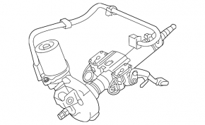 Toyota Prius V 12-17 Power Steering Column Without Bushing
