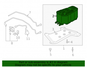 Carbon Canister Absorber Audi A6 C8 19- 2.0T