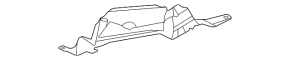 Left exhaust tip bracket for BMW X6 G06 20-25 Without m, m competition, bumper cover & trim