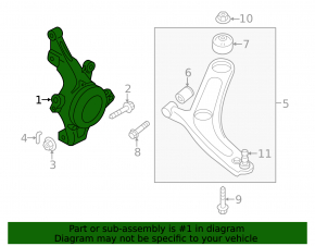 Front left axle Kia Optima 11-13 hybrid