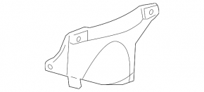 Front left fender liner for Toyota Avalon 2012