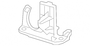 Bracket for mounting the gearbox computer VW Passat b7 12-14 type 1
