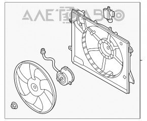 TV panel radiator Hyundai Santa FE Sport 13-18