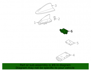 ANTENNA BOOSTER FILTER BMW 3 G20 19-