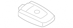 BMW X3 F25 11-17 4 Buttons Key, Luxury