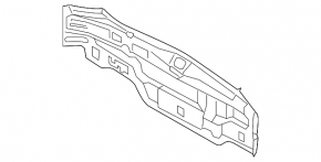 Rear panel Kia Forte 4d 17-18