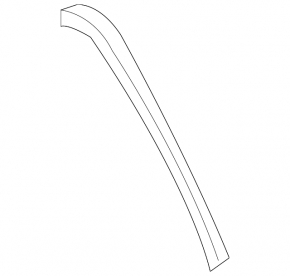 Right rear window molding for Toyota RAV4 06-12
