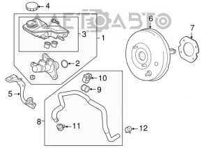 Vacuum booster Mazda 3 14-18 BM
