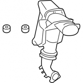 Ford Fusion mk5 13-14 1.6T Turbocharger Duct, Part 1