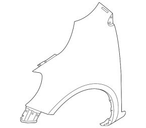 Front right fender Nissan Versa 20-23