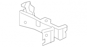 Left wing bracket Mazda 6 13-21