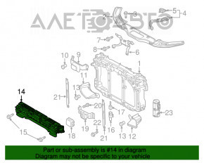 Radiator Deflector Blinds Mazda 6 13-17