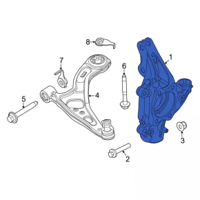 Front left axle Ford Mustang Mach-E 21-23