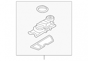 Left oil separator for Porsche Cayenne 19-26 4.0