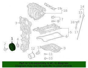 Lexus UX200 Crankshaft Pulley 19-