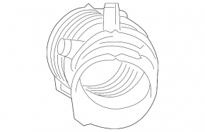 Air duct for inlet Toyota Highlander 14-16 3.5