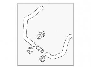 Inverter Cooling Hose Nissan Pathfinder 13-20 Hybrid