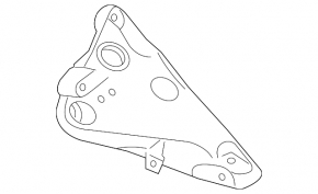 Left engine mount bracket for BMW X5 F15 14-18 3.0D