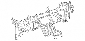 Under-torpedo pipe reinforcement Chevrolet Volt 11-15