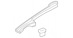 Seal wing hood-wing left Cadillac CTS 14-
