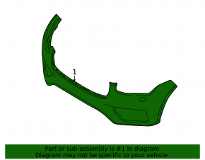 Front bare bumper Volvo XC90 16-19 for headlight washers and park assist