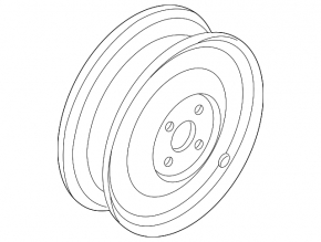 Spare tire space saver Nissan Sentra 13-17 R16