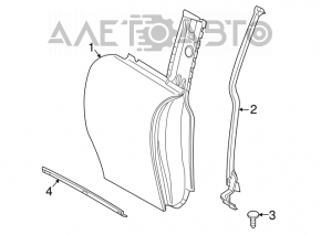 Bare rear right door Mini Cooper Clubman R55 07-14