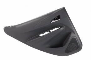 Door trim, rear left, Chevrolet Bolt 17, dark gray, original plastic, dark gray plastic insert, scratches