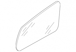 Right mirror element for Audi Q3 8U 15-18, heated, blue tint