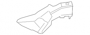 Brake cooling duct right BMW 4 F32/33/36 14-20