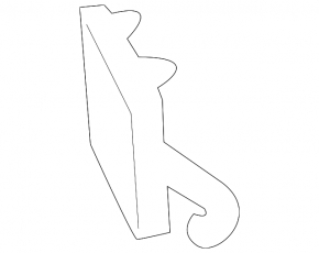 Subaru Legacy 10-14 Front Bumper Tow Hook Cap