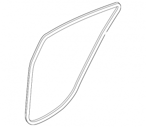 Door seal rear left Hyundai Elantra AD 17-20