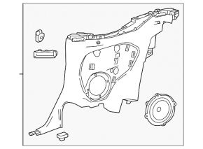Rear right card Chevrolet Camaro 16-convertible, black