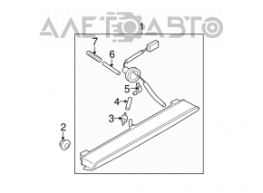 Subaru Tribeca B9 rear brake light