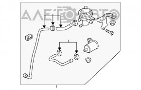 Fuel canister pump assembly Audi Q5 8R 13-16 hybrid with filter