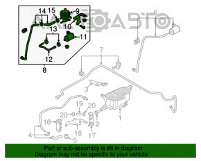 Fuel canister pump assembly Audi Q5 8R 13-16 hybrid with filter
