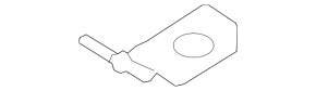 Rear right muffler bracket Ford C-max MK2 13-18