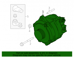 Generator Ford Explorer 15-19 3.5 type 2