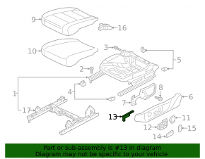 Driver's seat memory control Volkswagen ID.4 21-25