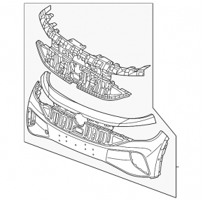 Front bumper, bare, Volkswagen ID.4 23-25