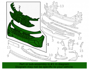 Front bumper, bare, Volkswagen ID.4 23-25