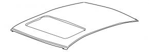 Metal roof Chevrolet Malibu 16 - under the hatch