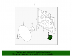 Cooling system resistor Hyundai Sonata 11-15