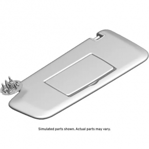 Left visor Chevrolet Trax 17-22 gray without backlight