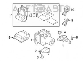 ABS ABS Audi A6 C7 16-18 rest