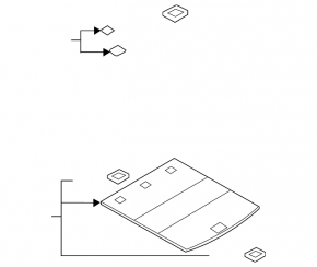 Audi Q7 4L 10-15 trunk floor for 2 rows of seats
