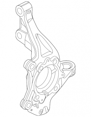 Front right axle pin Hyundai Sonata 20-23